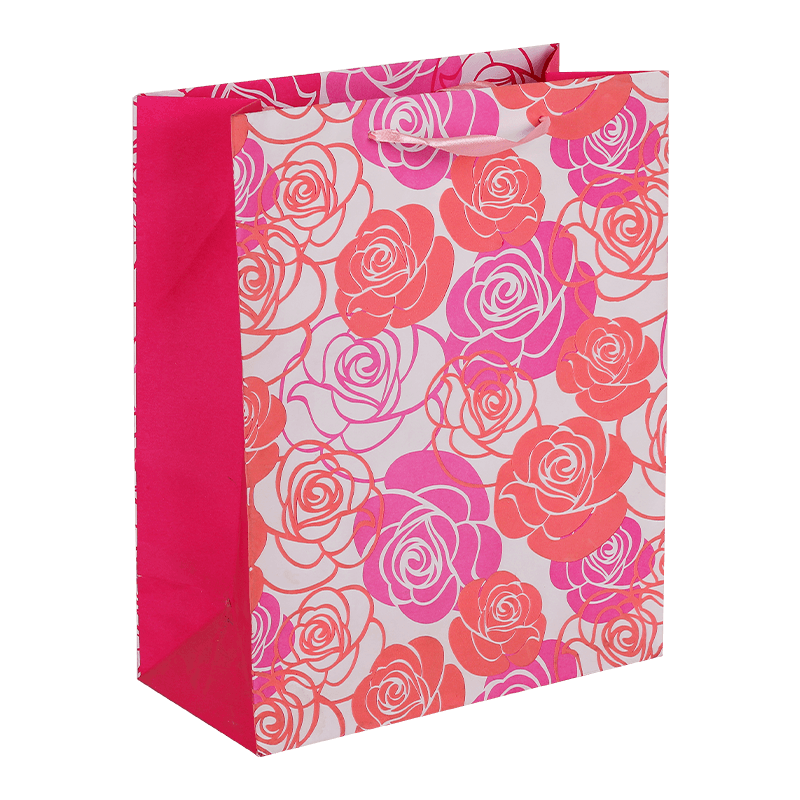 Bolsa de regalo con asa Roses Happy Mother's Day