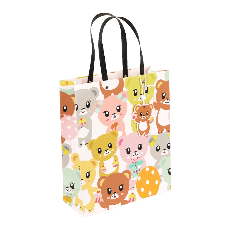 Bolsa De Regalo Para Bebé De Papel Con Animales Lindos Graciosos