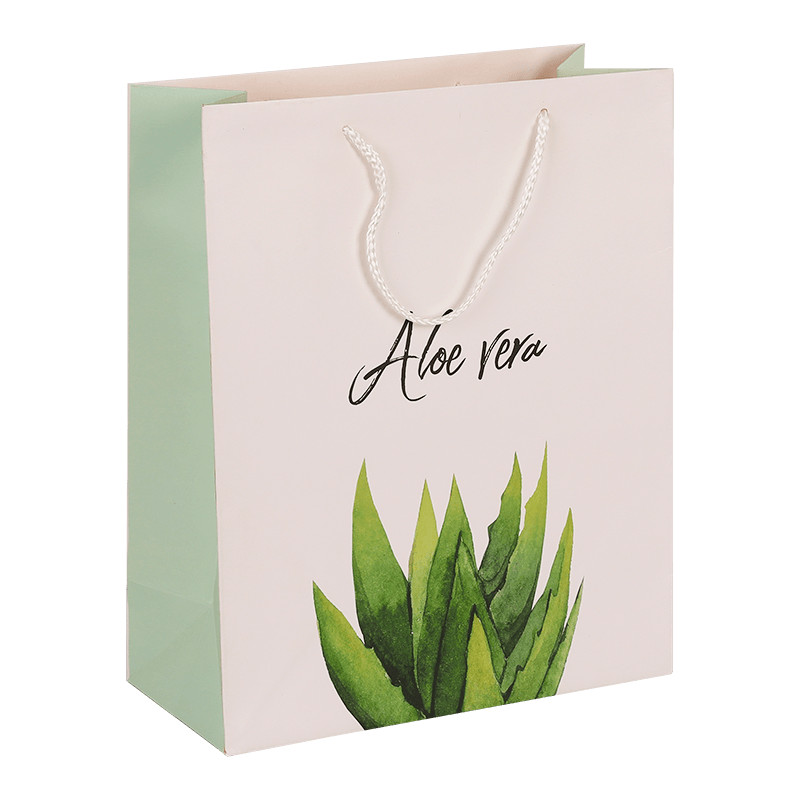 Bolsa Para Regalos Flor de cactus del desierto de acuarela verde