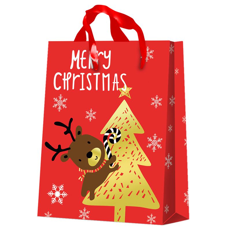 Bolsas de regalo para fiestas temáticas navideñas de Feliz Navidad