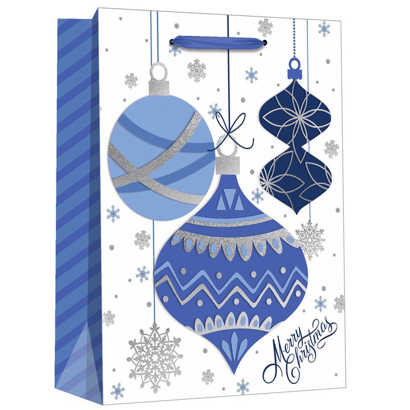 Fabricante de bolsas de regalo de papel con campanas navideñas